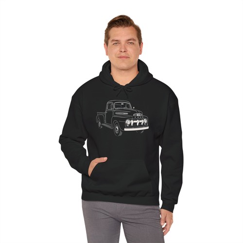 1952 ford pickup hoodie - ford,