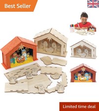 Fc248 wooden nativity stable - fc248,