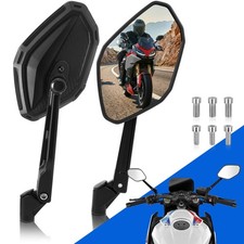 2x Side Mirror Black Rear View