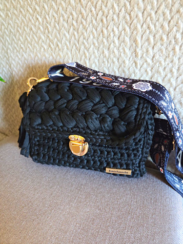 Women black crochet fabric - women’s,