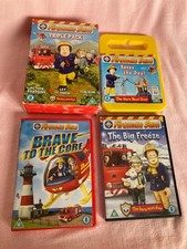 Fireman Sam DVDs x4 (one is 3