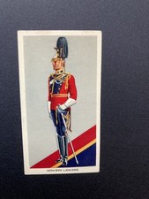 RARE 1936 MILITARY CIGARETTE  CARD- OFFICERS IN FULL DRESS-16TH/5TH LANCERS