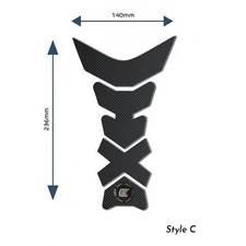 Eazi-Grip PRO Centre Tank Pads (C) Black Honda CB900 Hornet 2001 - 2007