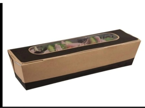 125 baguette kraft box tuck - kraft,