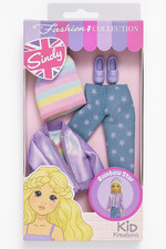 Sindy Doll Outfit Rainbow Star Fashion Collection by Kid Kreations – New
