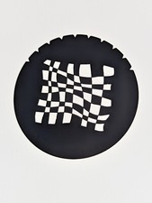 8052 - Warped Checkered - Metal GOBO Size B