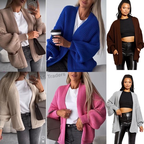 Women ladies chunky knitted - women's,