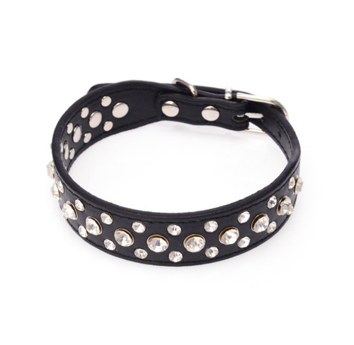 Dog collar leather - collar, pu