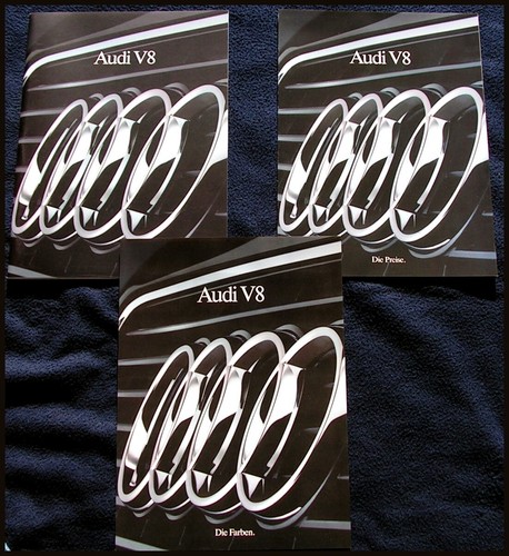 Audi models brochure - audi, v8