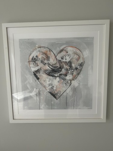 Sophie tea art hearts - art,
