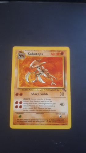 Pokemon tcg kabutops fossil - fossil, nm