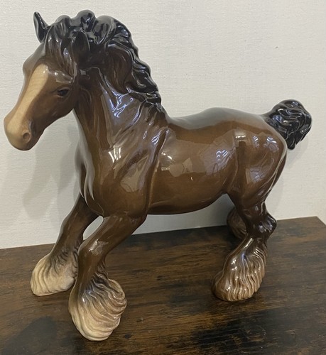 Beswick brown cantering shire - beswick,