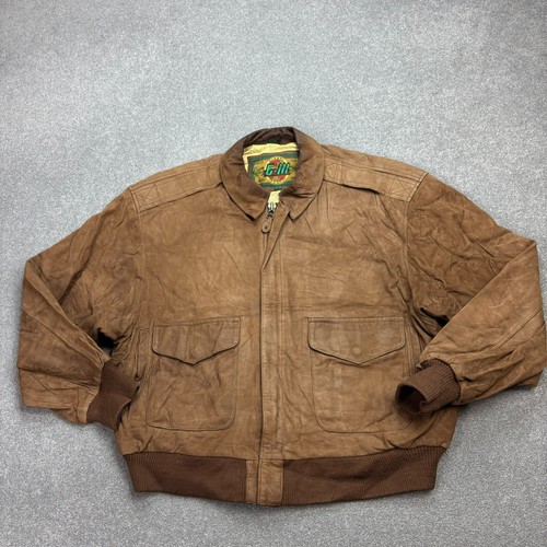 Leather flying jacket - leather, adult