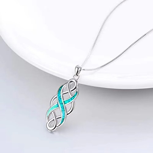 Opal silver celtic - celtic,