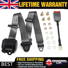 Grey 3 Point Inertia Seat Belt Retractable FOR VW Caddy GOLF Transporter Van UK