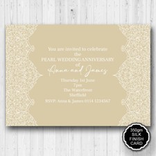 Personalised 30th Pearl