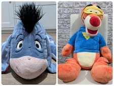 Disney Eeyore and Tigger teddys/plush/soft toys large
