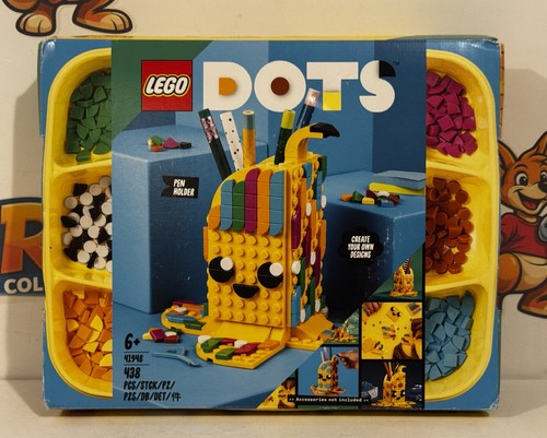 Lego dots banana pen holder - pen,