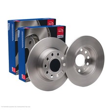 2x APEC Rear Brake Discs For