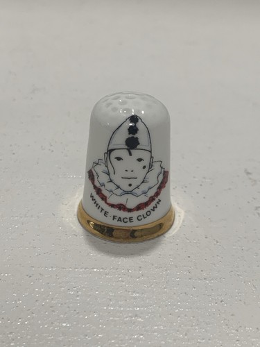 Vintage thimble clown - vintage, in