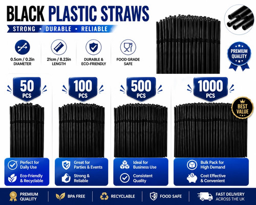 100 1000 straws flexible bendy - 100/1000,