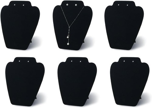 Necklace display stand black - necklace,