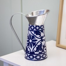 Mediterranean Blue White Metal