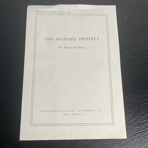 This desirable property - desirable,