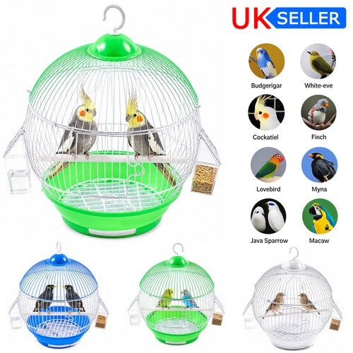 Small round metal bird cage - small,