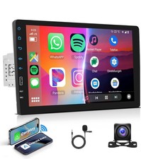 9 Inch Single Din Car Stereo with Wireless Carplay and Android Auto Touchscreen 