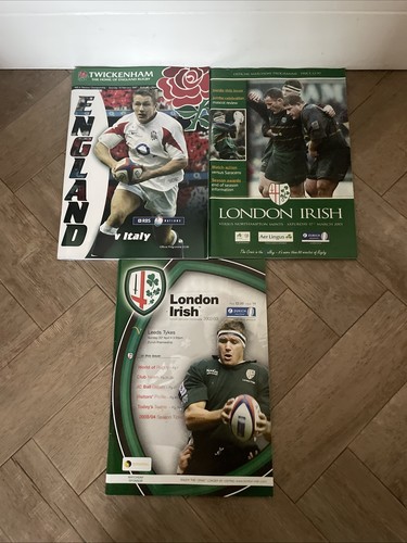 Rugby official programmes - rugby,