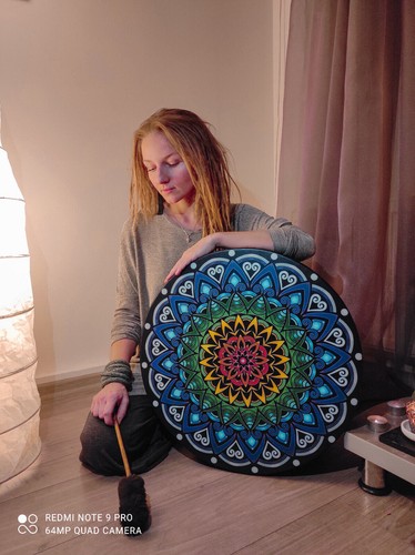 Sacred vegan healing yantra - sacred, yantra"