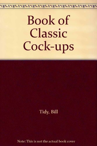Book classic ups bill - book, c*ck-ups-bill