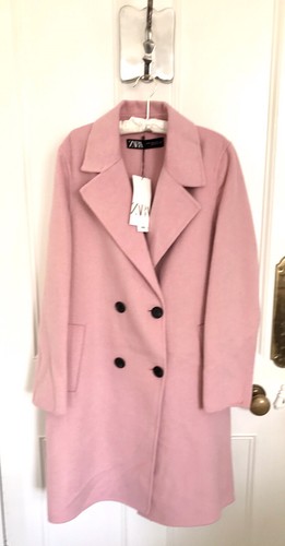 Zara wool blend lapel collared - lapel,