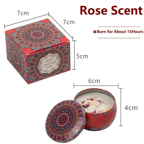 Soy wax scented candle vintage - wax,