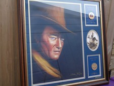 John Wayne Limited Edition Print and Coins