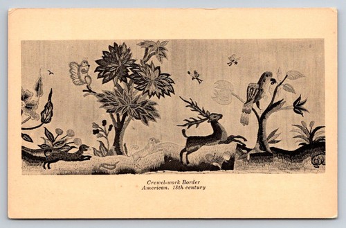 Crewel work border 18th - crewel-work,