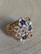 Flower Bouquet Ring Size N R T