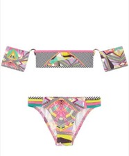 pate de sable Girls Bikini 2p Sundae Ethnic In Multi Colour Age 6 Years RRP £90