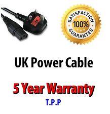 UK Mains Ac Power Cord Cable for Samsung Toshiba LG Sharp Sony TV LCD Plasma DLP
