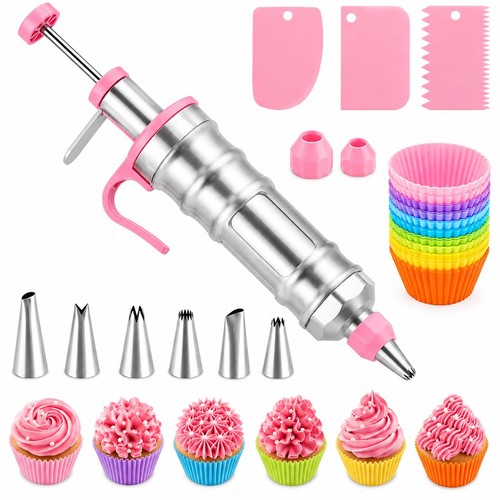 Dessert decorating syringe - dessert,