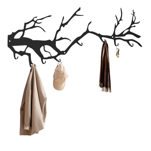 Wall mounted coat rack - rack, hooks