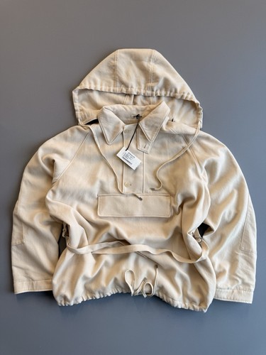 Auralee wool anorak pullover - wool,