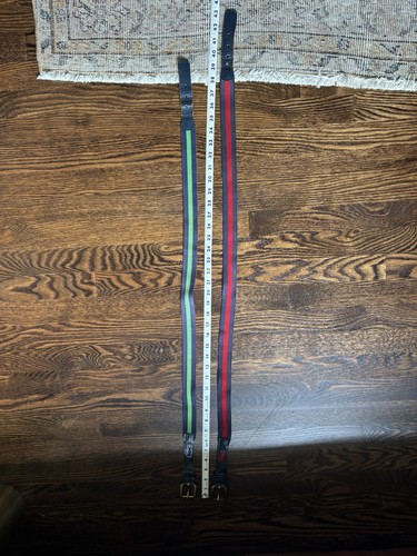 Lacoste vintage belts - lacoste,