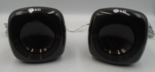LG SB45SU-S SOUND SURROUND SPEAKERS BLACK REAR L & R TESTED WORKING READ