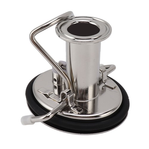 Stainless steel beer keg lid - beer,