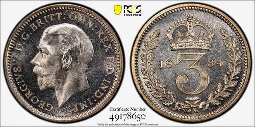 Pence 1934 george 3rd - 3,
