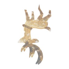 Xmas lighted glitter deer - xmas,
