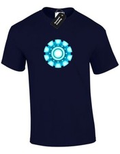 IRON MAN ARC REACTOR MENS T SHIRT TONY STARK INDUSTRIES AVENGERS SUPERHERO