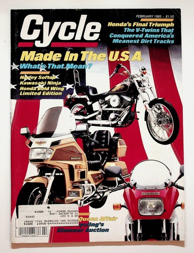 1985 february cycle motorcycle - cycle,